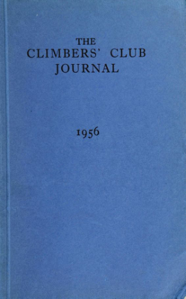 Climbers' Club 1956 Journal cover